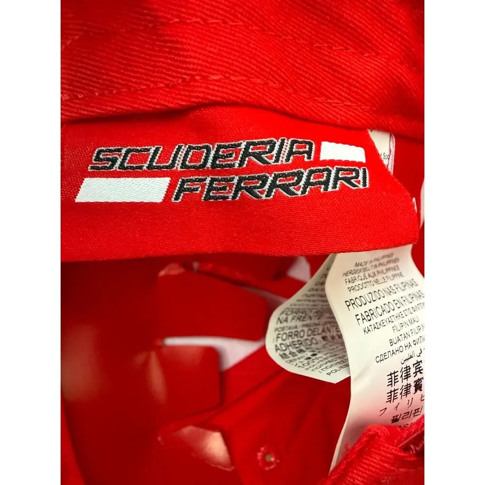 Scuderia Ferrari Red Black Kids Classic Adjustable Cap OSFA Racing F1 Cars